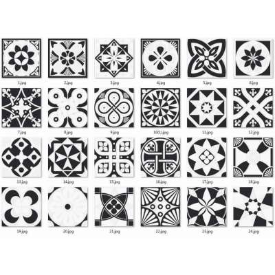 200 x 200mm cement look wall and floor glazed ceramic tiles