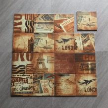 French pattern 200X200  carpet tiles