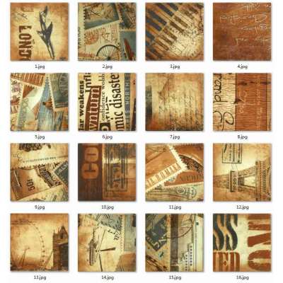 Old fashion style ceramic tile flooring