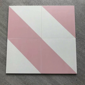 300*300 MM glazed tiles with pink color