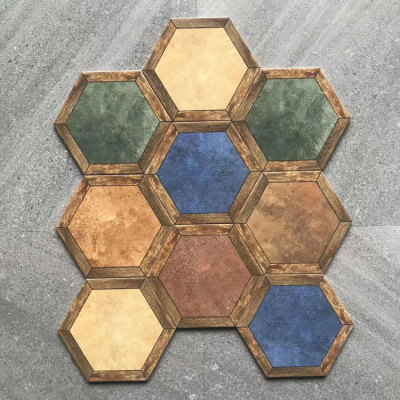 Bathroom Malaysia Decorative Hexagon Ceramic Tile