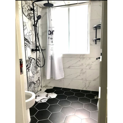 200x230 mm Hexagonal Ceramic Wall and Floor Tile