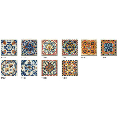 Morocco style bathroom encaustic glazed ceramic tiles