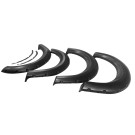 Ford F150 2009-2014 Pocket Style Smooth ABS 4PCS Fender Flares Black Bolt-On