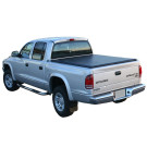Soft Roll Up Tonneau Cover 2000-2011 Dodge Dakota 5ft Black PVC Truck Bed Covers Roll Up Tonneau Cover
