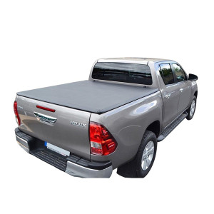 Folding Truck Bed Covers 2005-2014 Toyota Hilux Vigo Tri-Fold Soft Tonneau Cover
