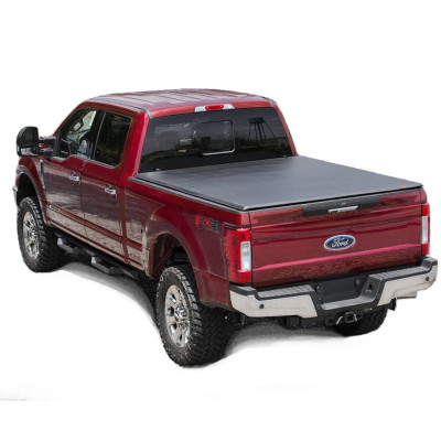 Soft Tri Fold Tonneau Cover 1999-2018 Ford F250 F350 6.5f Truck Bed Covers for Ford