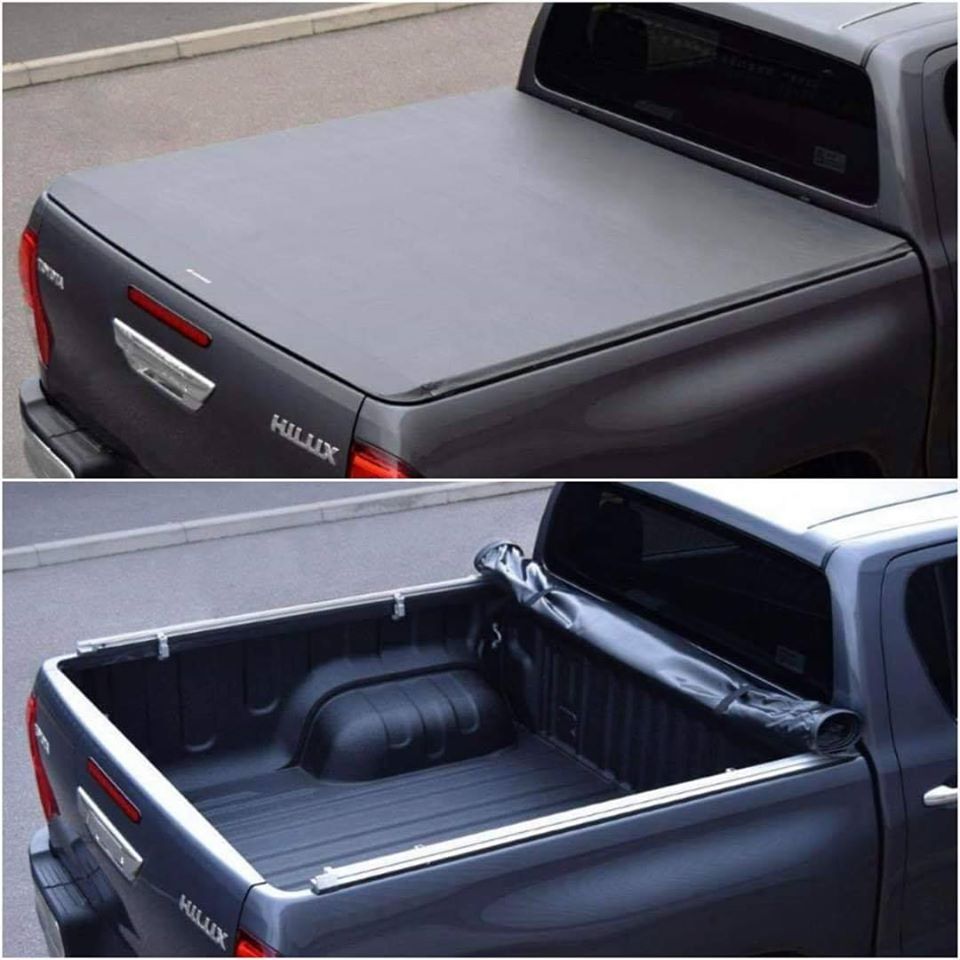 Soft Roll Up Tonneau Cover-Product display and installation