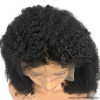 New Arrival Best Quality Brazilian Virgin Human Hair Kinky Curly Lace Front Wigs