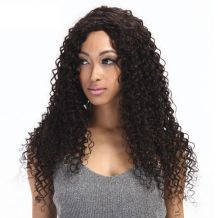 New Arrival Best Quality Brazilian Virgin Human Hair Deep Curly Lace Front Wigs For Women