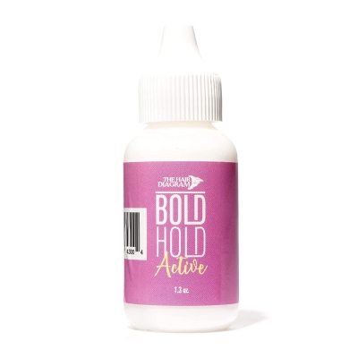 The Hair Diagram - Bold Hold Active - Strong Hold Glue For Wigs and Hair Systems - Invisible Bonding - Formulated For Oily Skin - Non Toxic - No Odor or Latex - Humidity Resistant & Waterproof - 1.3oz
