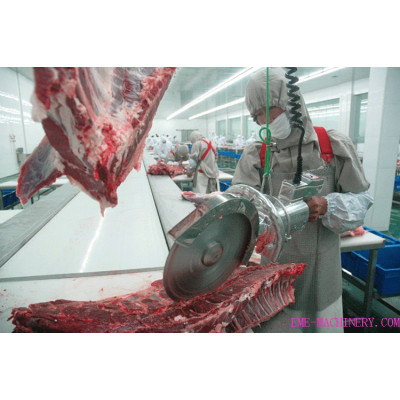 Cattle Abattoir Quarter Carcass Circular Saw