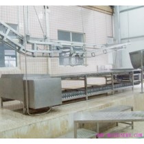 Pig Abattoir Horizontal Type Killing And Bleeding Conveyor For Slaughtering Equipment