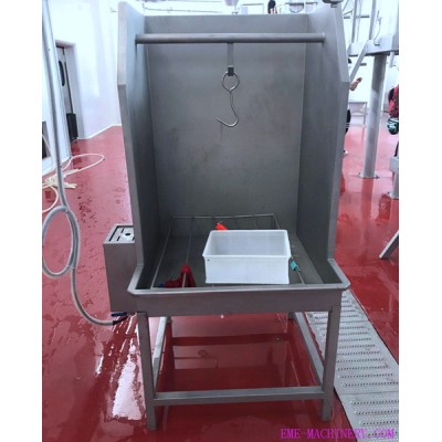 Cattle Slaughter Head Cleaning Device For Cow Slaughtering Machine