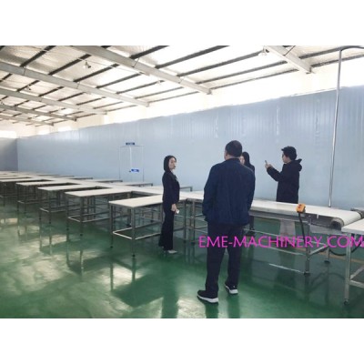 Sheep/goat Skin Conveying Systems For Abattoir Machinery