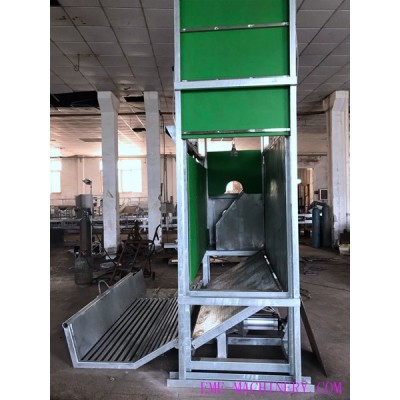 Living Cattle Pneumatic Fixed Killing Machine For Abattoirs Equipment