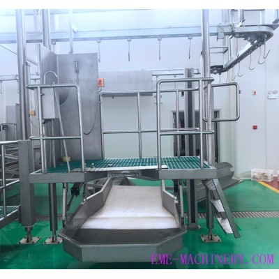 Carcass Brisket Pre Peeling Pneumatic Elevator For Cow Abattoirs