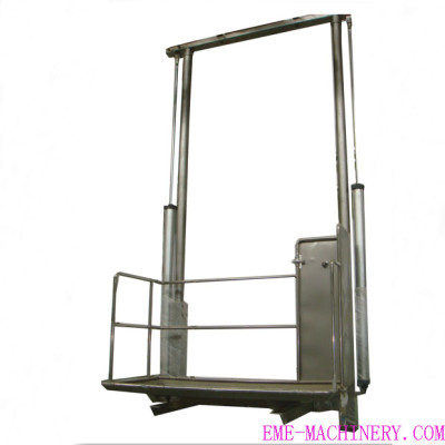Carcass Brisket Pre Peeling Pneumatic Elevator For Abattoir Equipment