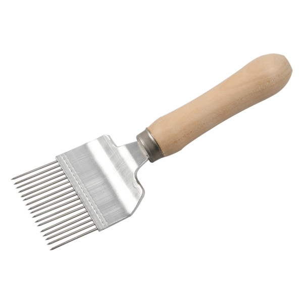 Wooden handle Uncapping fork
