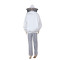 CLD05- Cotton Beekeeping Jacket White Protective jacket with round veil for Apiary