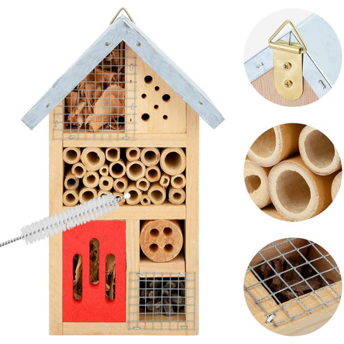 Mason bee house for garden beekeeping