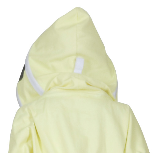 Beekeeping Jacket Protective jacket with Ventilated Mesh Fabric Fencing Veil Hood for beekeeping
