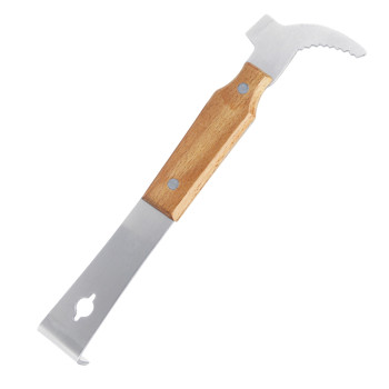 HT04 Beekeeping supplies Hive tool with wooden handle for beekeeping