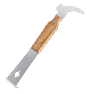 HT04 Beekeeping supplies Hive tool with wooden handle for beekeeping