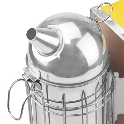 BS03-1 Beekeeping Supplies Stainless Steel Bee smoker (Size M)