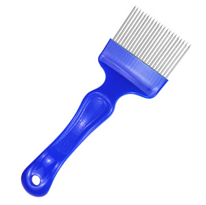 Blue Plastic Handle Uncapping fork