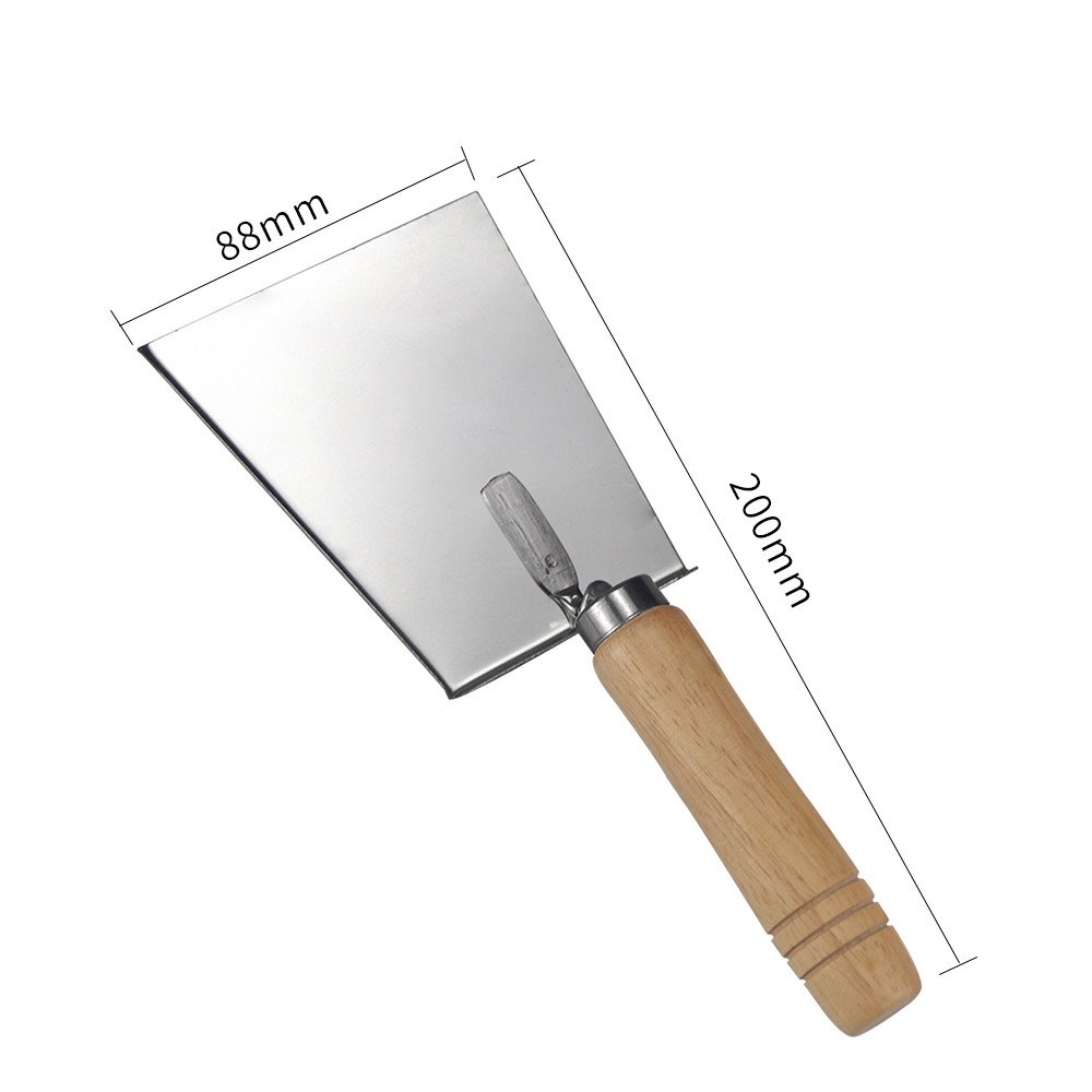 alt="Stainless Steel Beehive Shovel Wood Handle Cleaning tool Beekeeping Clean Tool for beekeeping"