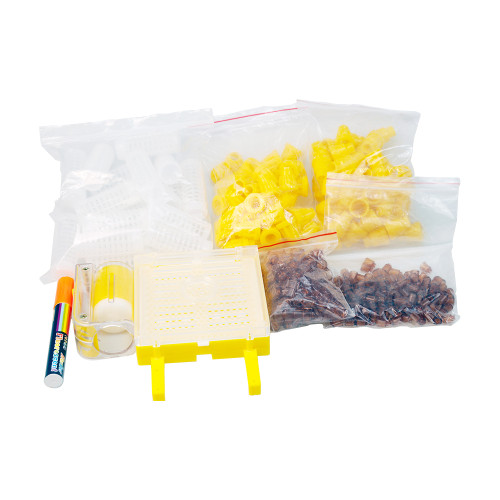 Queen  rearing cup kits cage Yellow Queen cup cage