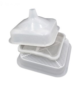 Plastic Double Sieve Honey filter with Funnel for extracting honey