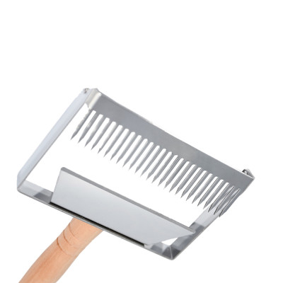 Wide Stainless Steel 26 Pin Beekeeper Honeycomb Scraper Uncapping Fork for Scraping Off The Wax Layer
