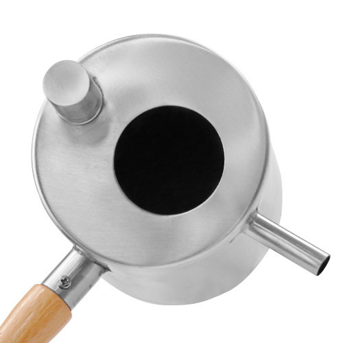 WP05 Long wooden handle wax melting kettle melting pot