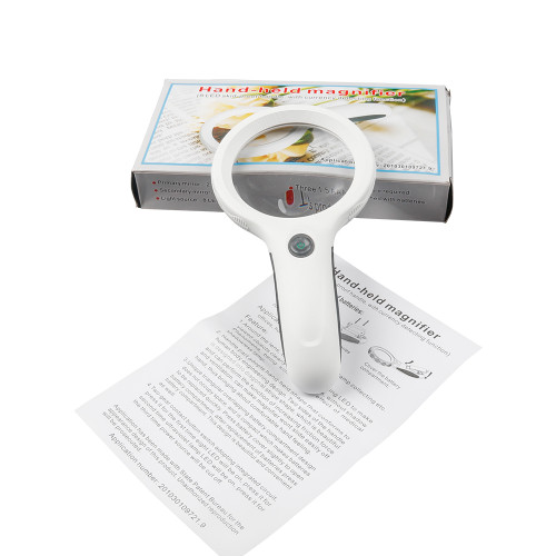 Handheld Double Glass Lens Magnifying Glass for Beekeeping