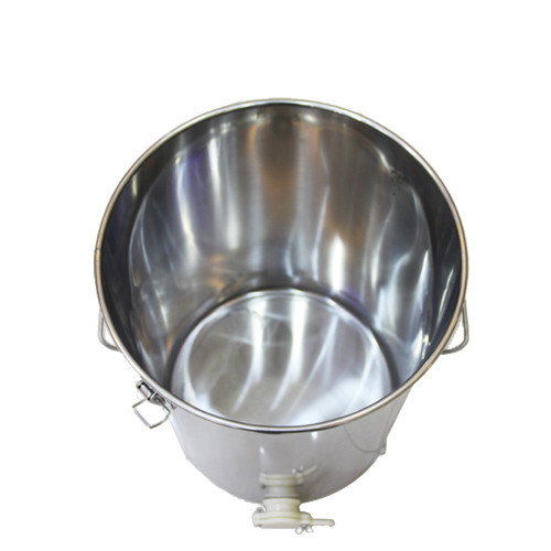 High quality stainless steel honey tank honey barrel with double strainers and honey gate 30L/ 45kg