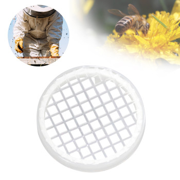 Queen Bee Tools White PP Queen Cage for Apiary