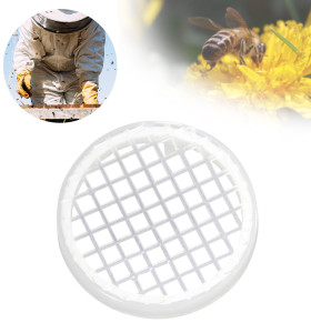 Queen Bee Tools White PP Queen Cage for Apiary