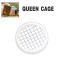 Queen Bee Tools White PP Queen Cage for Apiary