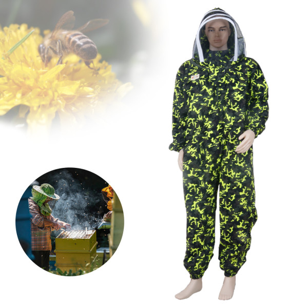 Beekeeping Protective Suit Camouflage Fluorescent oxford cloth Beekeeping Clothing for beekeeping