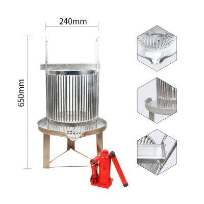 WP01 Stainless Steel Honey presser with jack