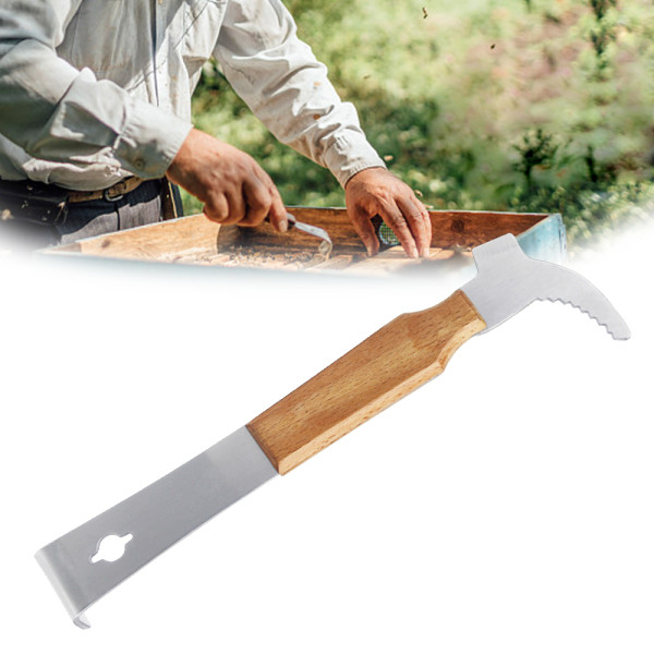 Wooden handle Hive tool beekeeping hive scraper tool for beekeeping