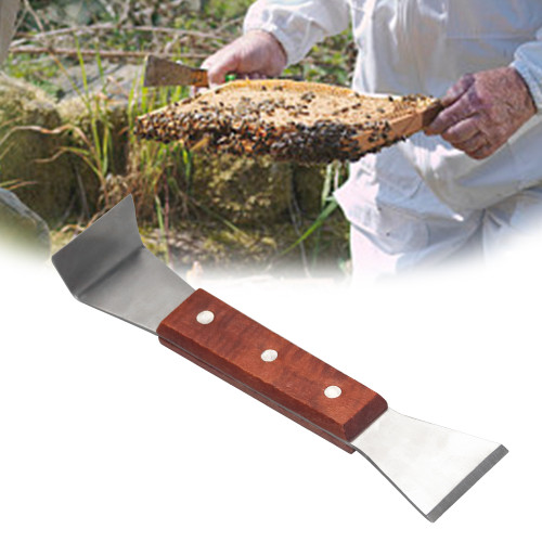 Wooden handle H Hook Hive tool beekeeping tool for Apiary