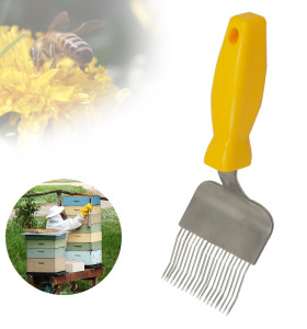 Wave Needles Uncapping Fork Honey Uncapping Fork Stainless Steel Tine for Beekeeping