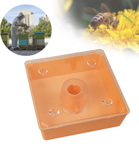 Plastic Square Top bee feeder Syrup feeder for beehive