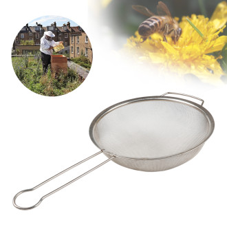 Stainless Steel Honey filter Honey Strainer with long handle for Apiary
