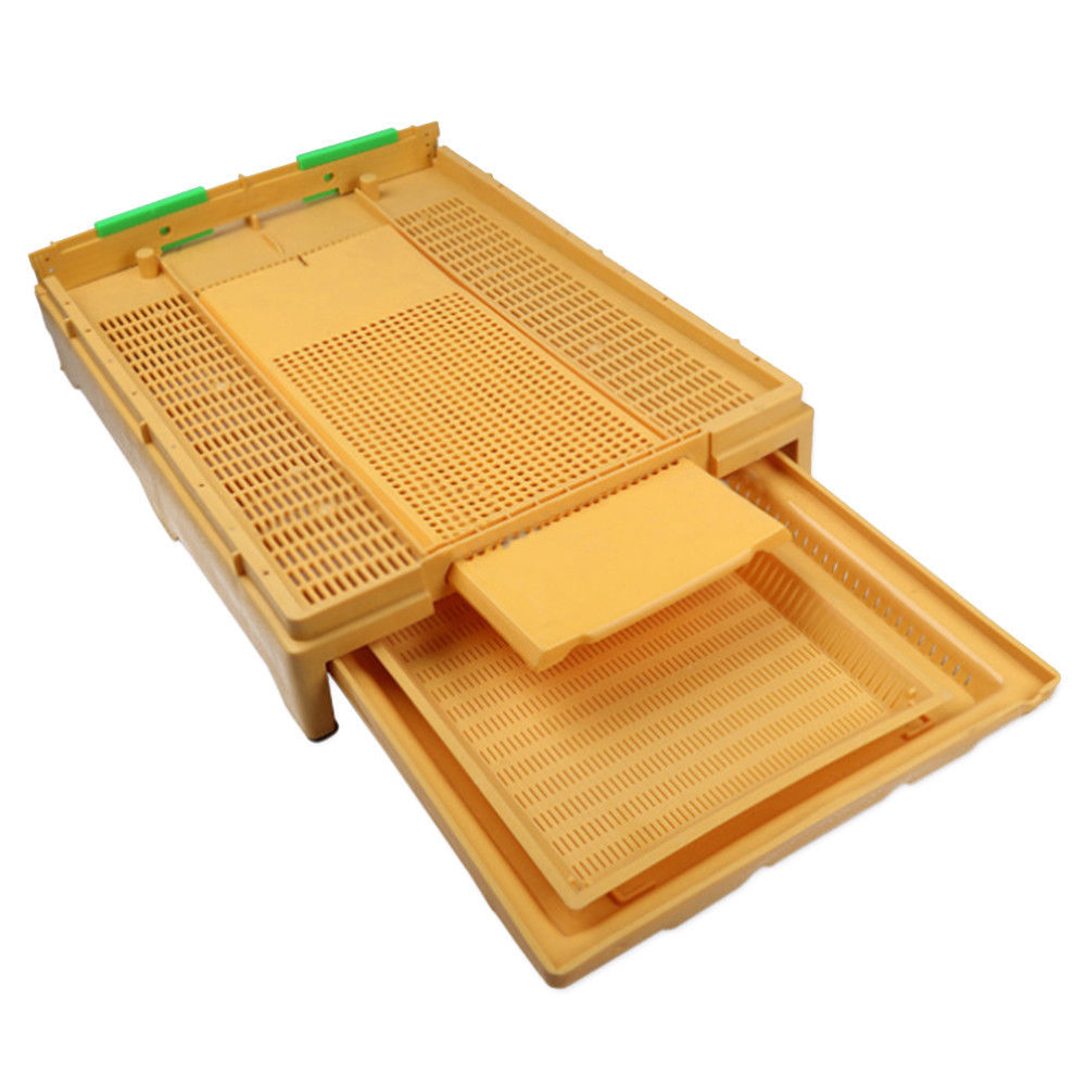 alt="Multifunction Beehive Screened Bottom Board plastic bottom board for bees"