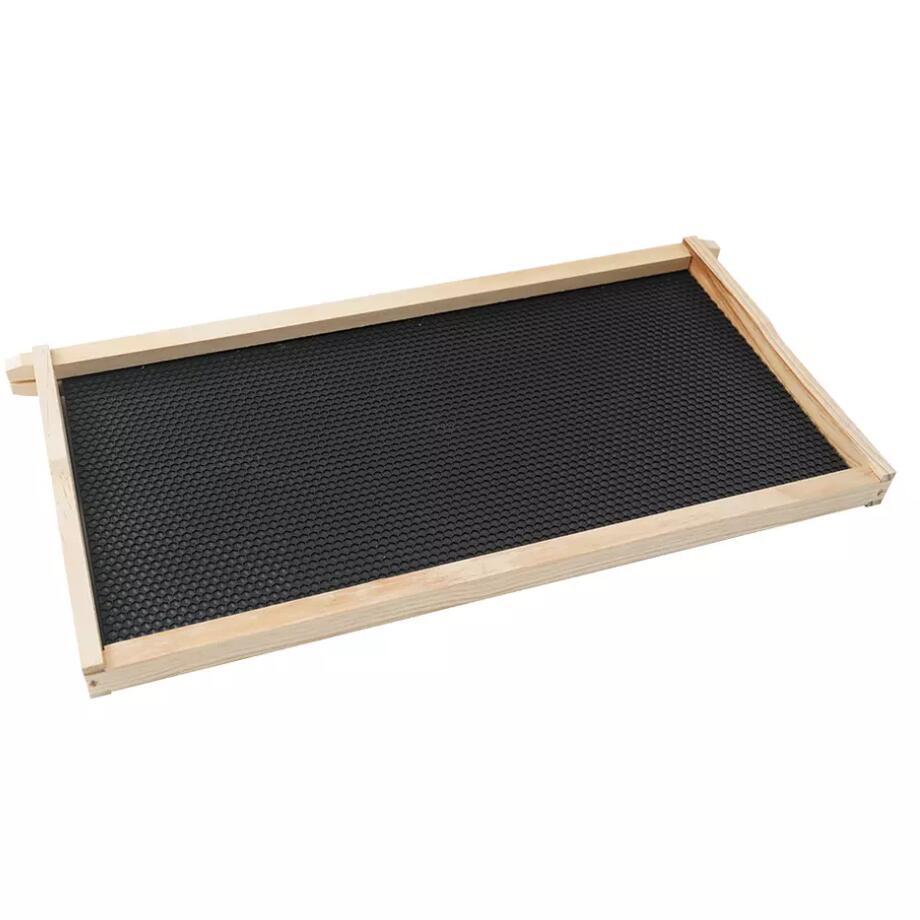 Beehive Frame Assembled with Plastic Foundation Sheet