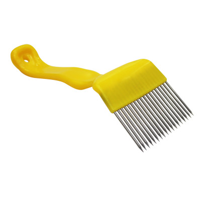 Plastic 18 needles Honey Harvesting Fork Yellow Uncapping Fork